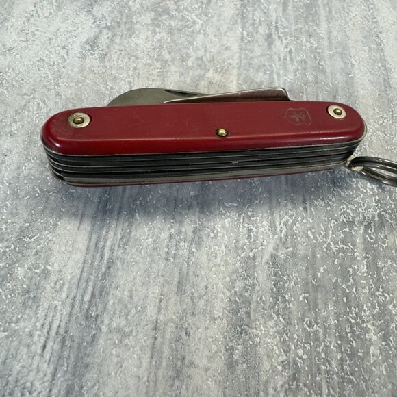 Vintage Pastor Aleman Red Camp/Utility Knife Swiss Army Knife - ULTRA RARE - Picture 8 of 10